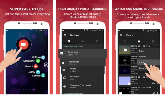 Grabador de pantalla AZ