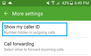 Mostrar mi opción de identificación de llamadas en iPhone