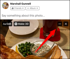 Toca los tres puntos.