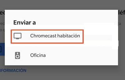 Cómo duplicar una pantalla de Android en la TV usando Chromecast, paso 4
