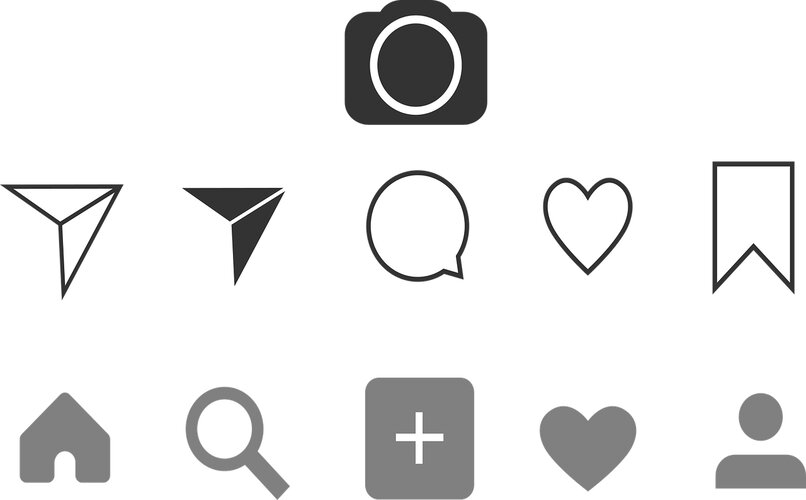 Botones de herramientas de Instagram