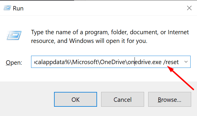 OneDrive no puede mover el error de acceso directo