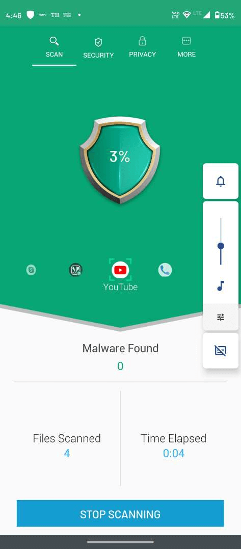 Malware encontrado - Systweak Antimalware