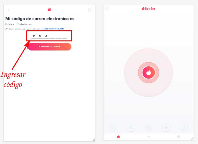 como usar la web de tinder