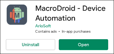 Instala MacroDroid.