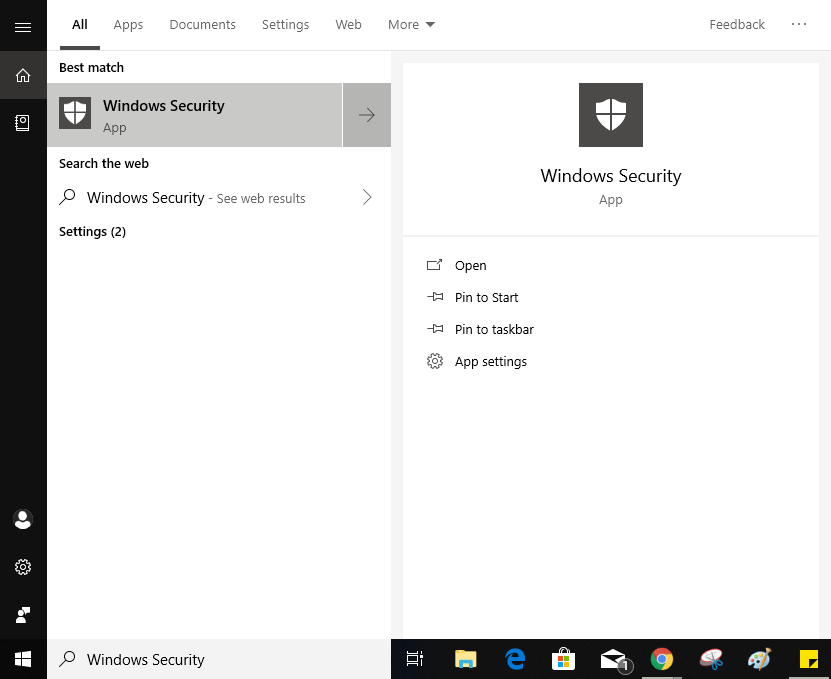 Seguridad de Windows