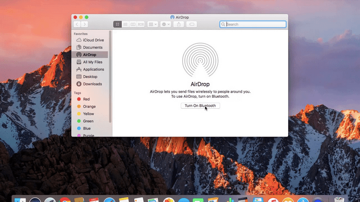 cómo activar AirDrop en Mac
