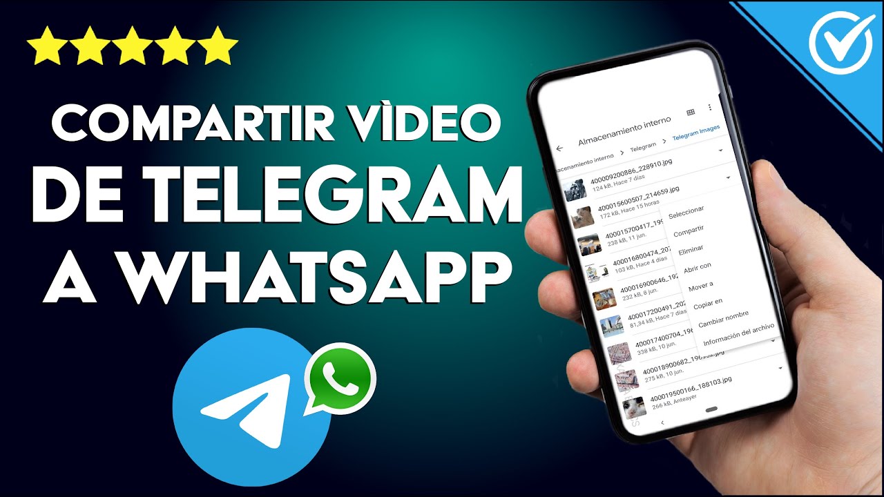 ¿Cómo enviar un video de Telegram a través de WhatsApp? – Comparte a