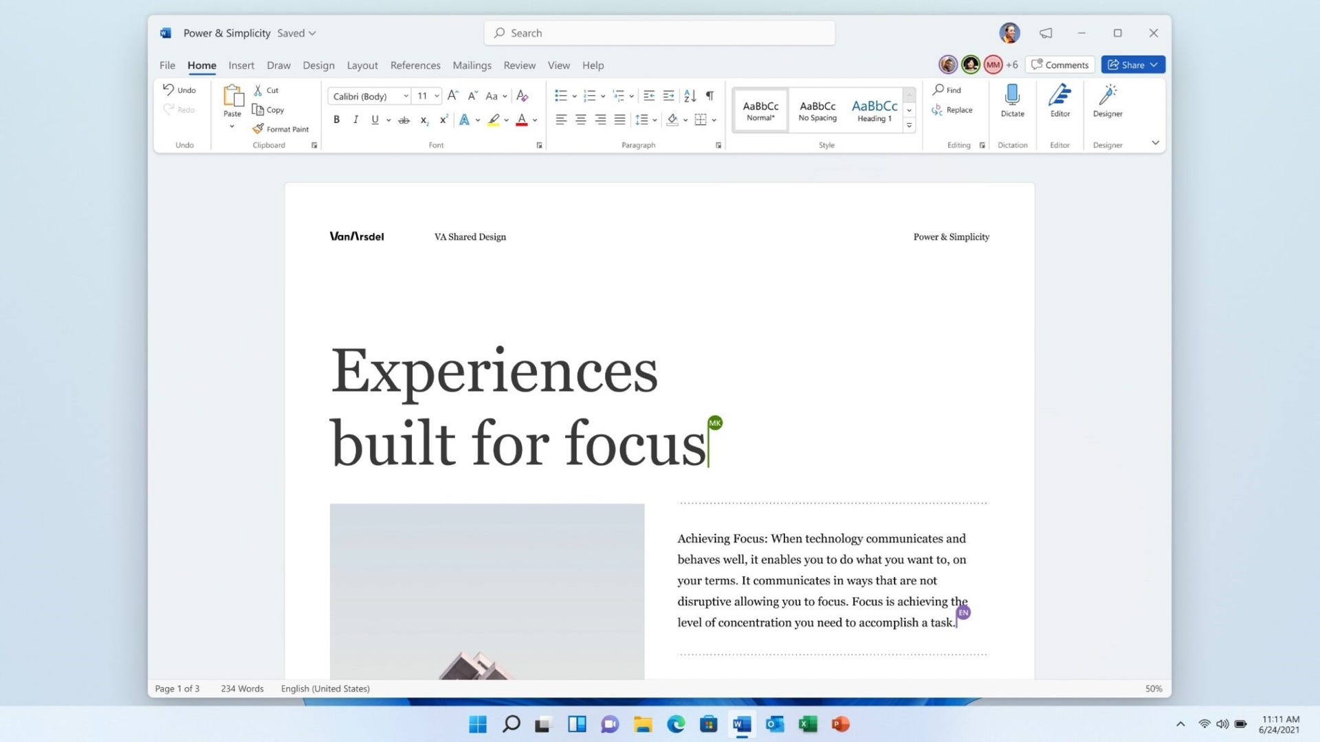 Características de Microsoft Office 2021