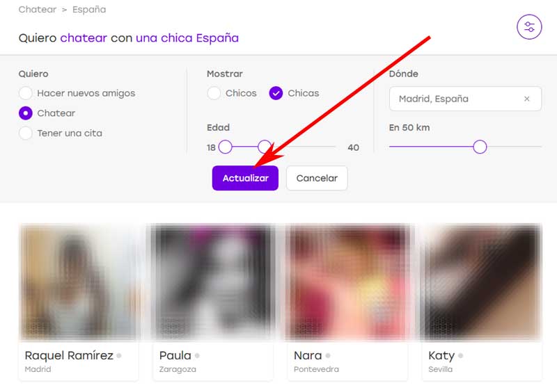 buscar gente en badoo