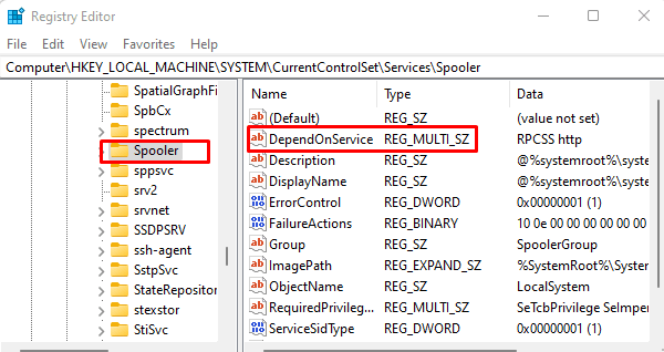 Modificar el Editor del Registro