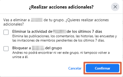 Eliminar definitivamente un grupo de Facebook creado por mí desde la computadora, paso 4