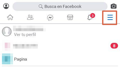 Eliminar permanentemente un grupo de Facebook creado por mí usando Facebook Lite paso 1