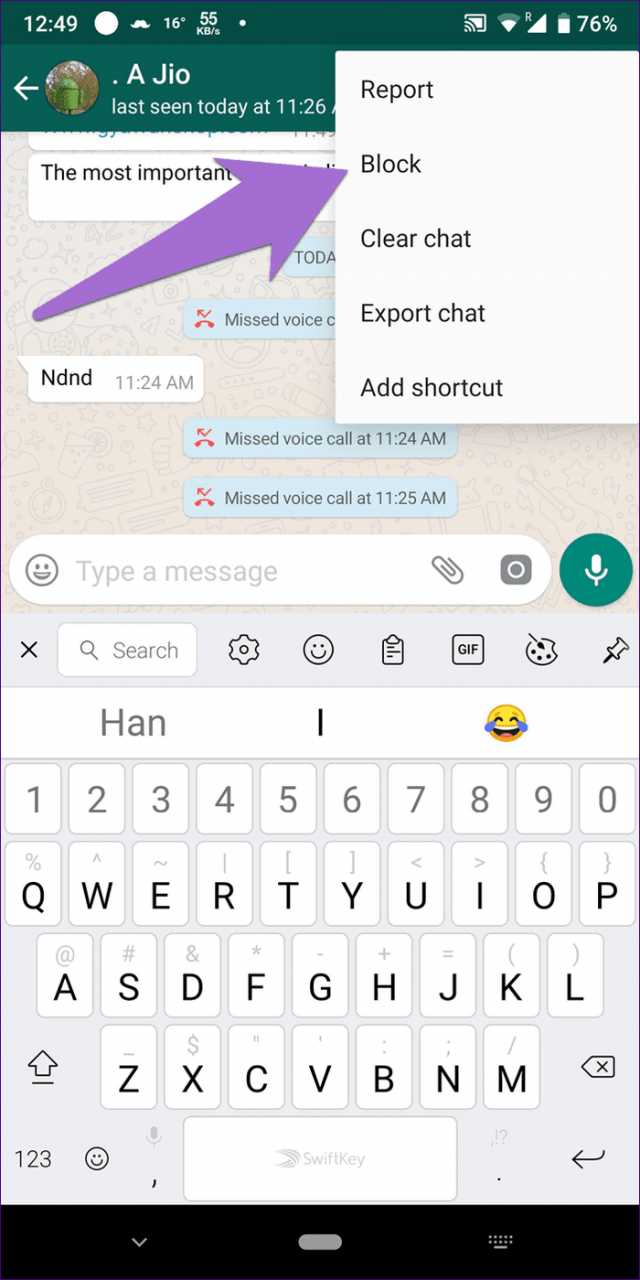 silenciar whatsapp vs bloquear 7