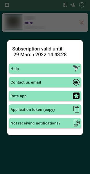 Estado de suscripción de WaStat