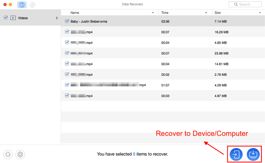 Recuperar videos eliminados en Samsung con PhoneRescue