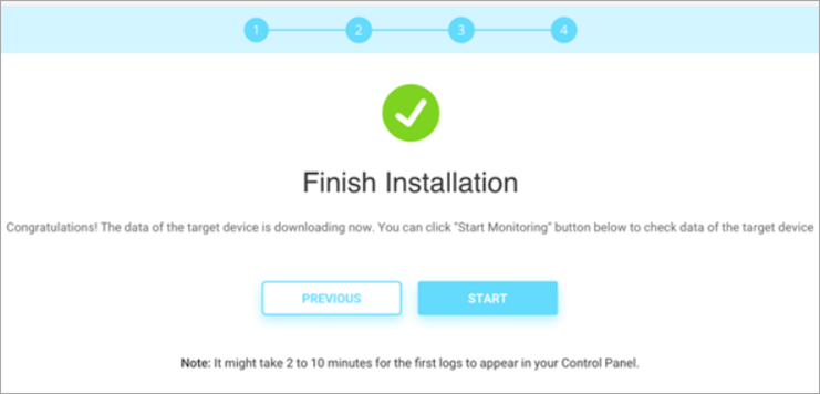 terminar la instalación