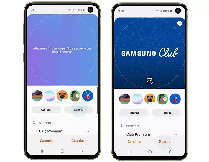 foto de samsung para contactos