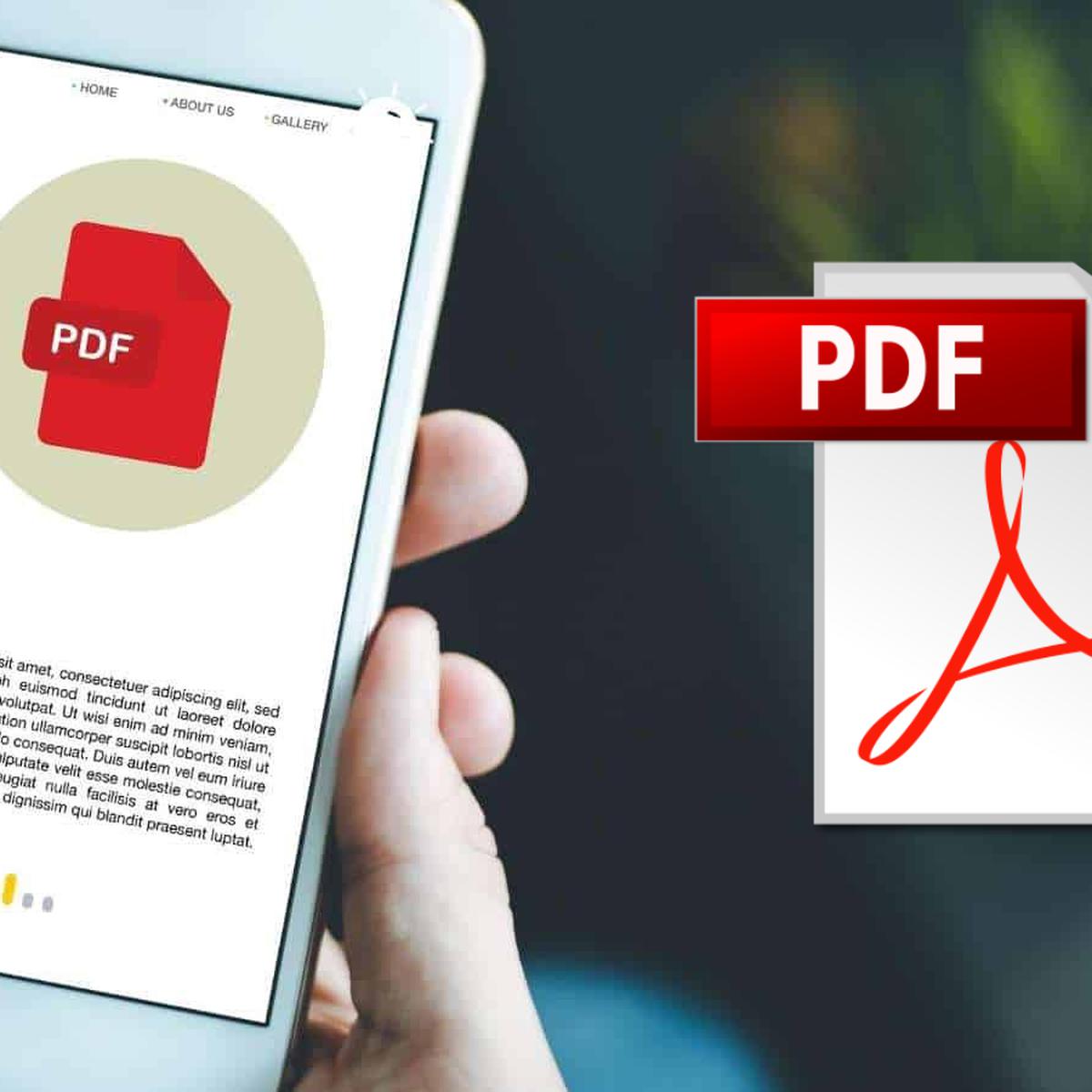 Cómo guardar en pdf en el móvil