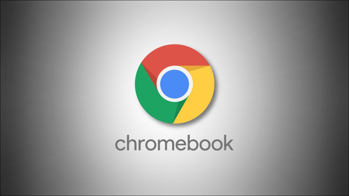 Logotipo de Google Chromebook sobre un fondo gris