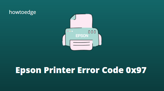 Código de error 0x97 en impresora Epson