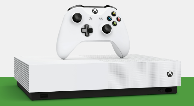 Xbox One S completamente digital