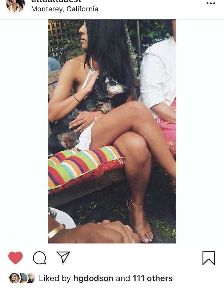 Se agregó una captura de pantalla de una publicación de Instagram con un borde blanco.