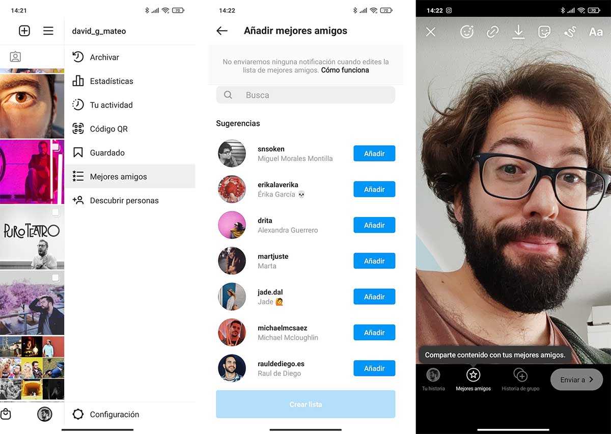 ¿Hay alguna manera de publicar una foto en Instagram y ocultársela a alguien?